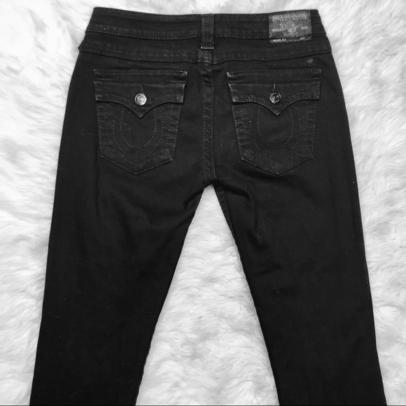 true religion skinny jeans black